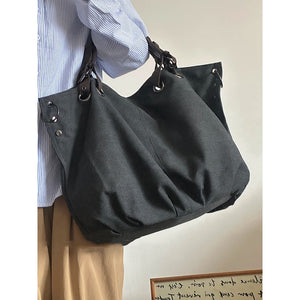 Japanese-style Retro Large Capacity Workwear Canvas Bag