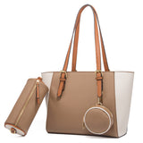 Fashion Large Capacity Three-in-one Saffiano Bag Portable Simplicity