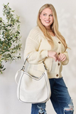 Elegant Weaved Vegan Leather Handbag