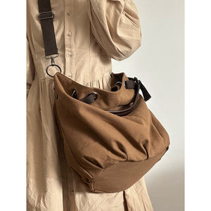 Japanese-style Retro Large Capacity Workwear Canvas Bag