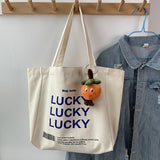 Student Shopping Tote Canvas Bag