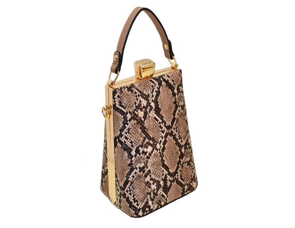 La Verne - Beige Leather Handbag