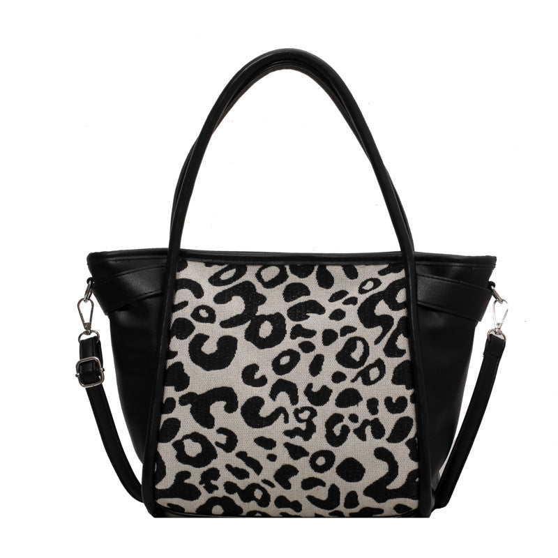 Leopard Fabric One-shoulder Women's Bag