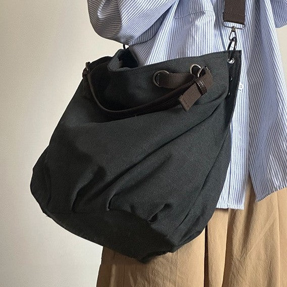 Japanese-style Retro Large Capacity Workwear Canvas Bag