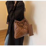 Women's Fashion Personality Versatile Bucket Bag